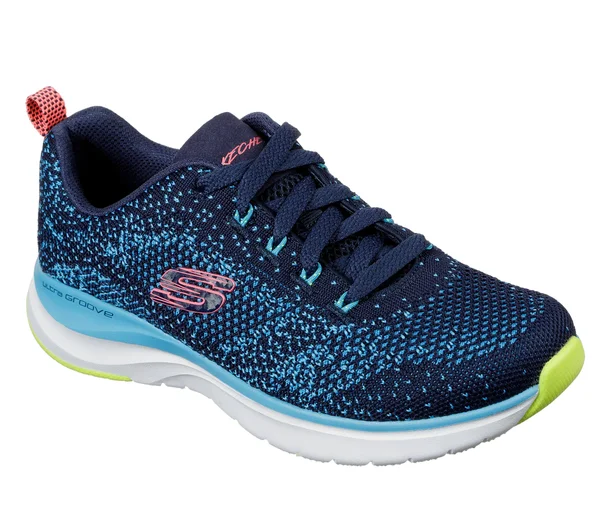Skechers Women's Ultra Groove Sneaker, Navy/Blue