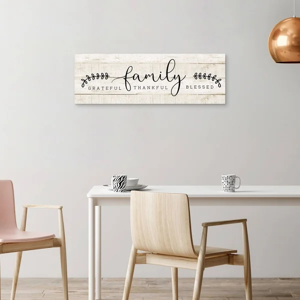 Family by CAD Designs Canvas Art Print - 12x36