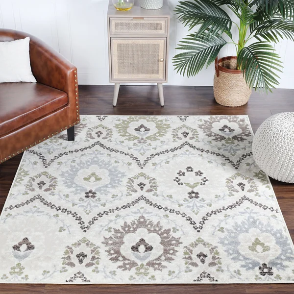 Superior Designer Augusta Area Rug-5&X8& - 5& x 8& Red