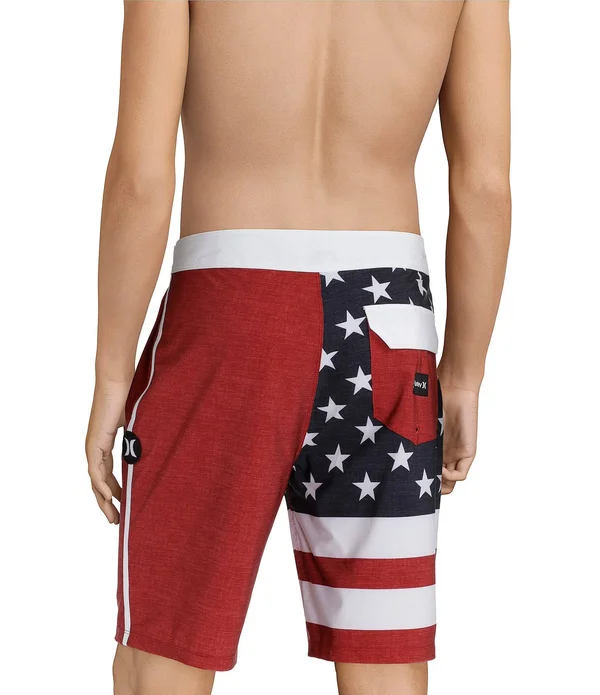 Hurley Men's Phantom Patriot 20x22 Board Shorts - Gym Red