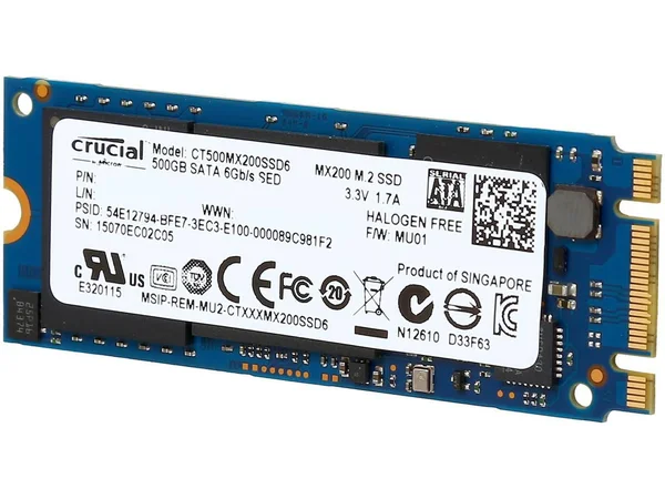 Crucial MX200 500 GB Internal Solid State Drive