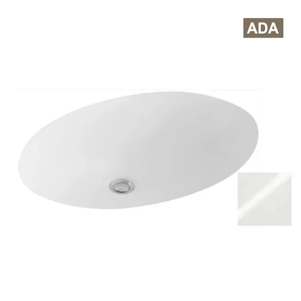 AF Supply - Villeroy & Boch 6144U001 Evana Undercounter Washbasin 24 1/4x22 x 16 3/8x22 (615 x 415 mm) in White Alpin