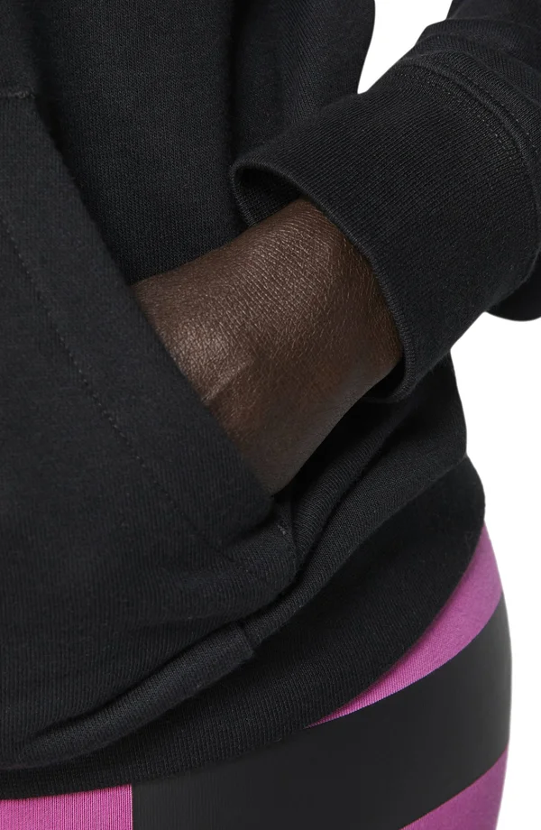 Nike Women's Sportswear Essential Fleece Hoodie - Black/White