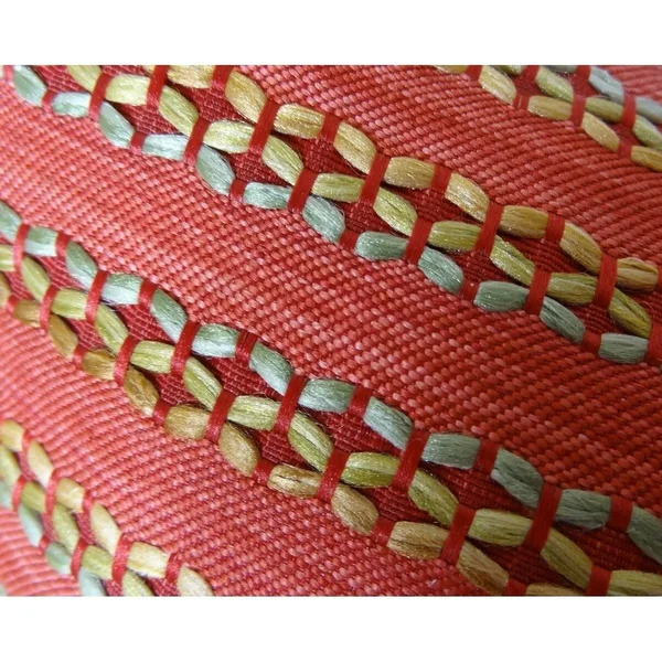 Plutus Carmine Red Handmade Luxury Pillow 16x22L x16x22W