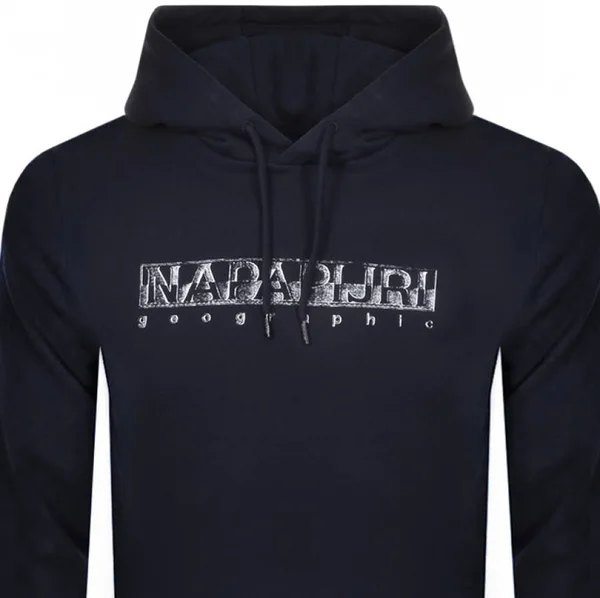Napapijri Ballar Hoodie - Blue - Hoodies