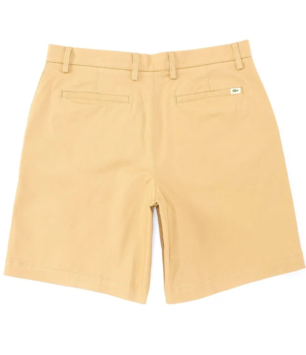 Lacoste Men's Regular Fit Cotton Gabardine Bermuda Shorts - White, 30