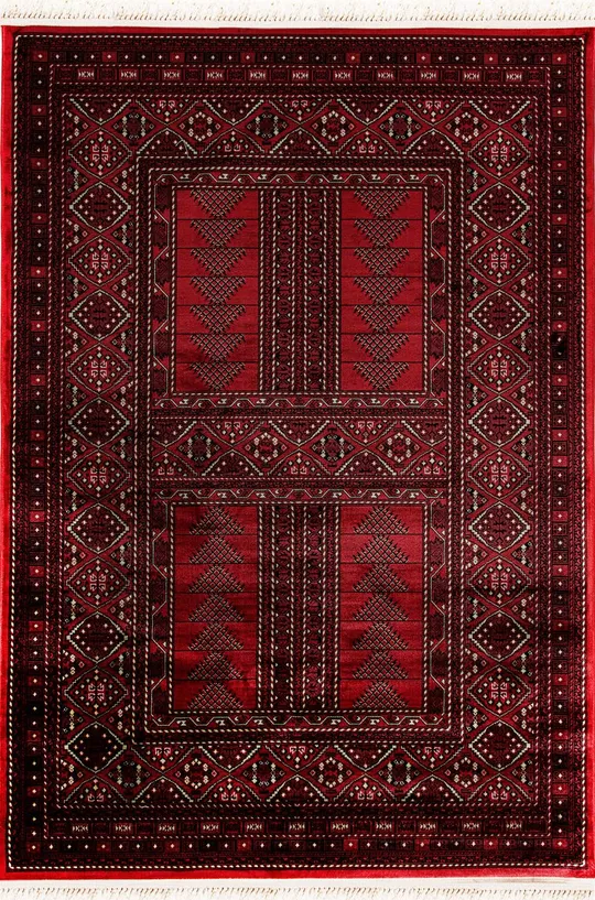 Dynamic Rugs Crown 16232 Area Rug, Red, 7&10x22x10&10x22 Rectangle