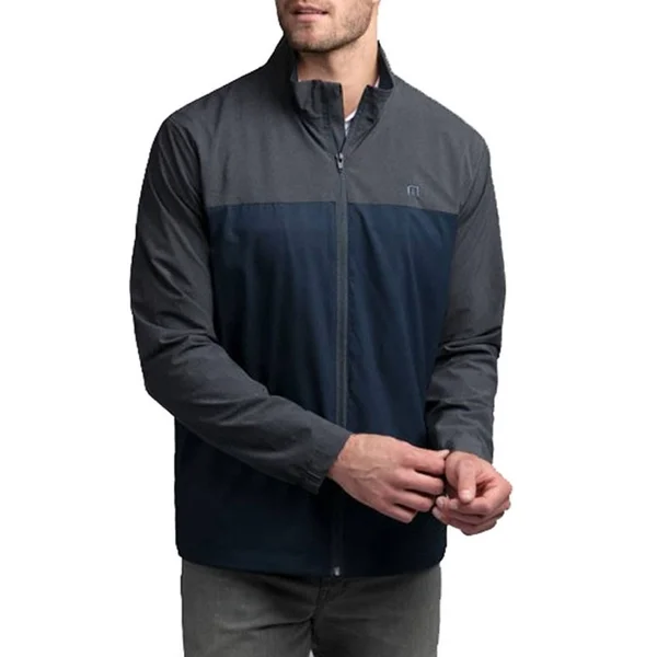 TravisMathew Men's Future Primitive Jacket Heather Black, XL