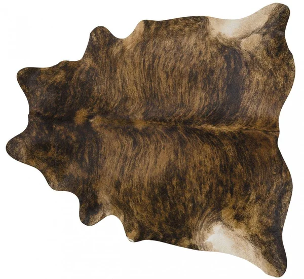 Pergamino Brindle Dark Cowhide Rug Large (Dark Brown/Black)