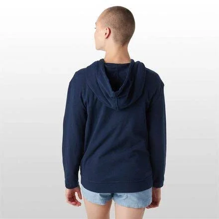 Patagonia Organic Cotton French Terry Hoody - Women's L New Navy