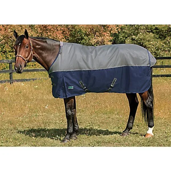 Northwind Blankets by Rider&s International Plus Detach-A-Neck Heavyweight Horse Blanket, 240149000000, Charcoal/Navy
