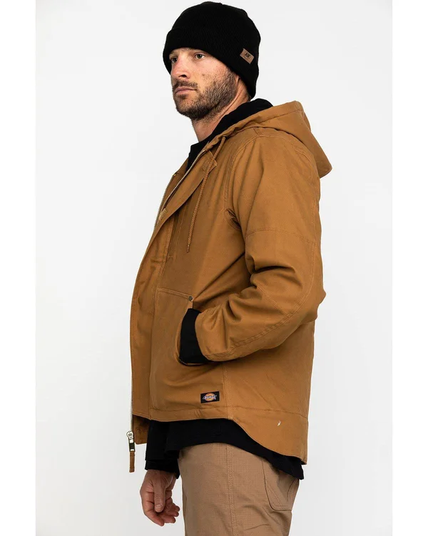 Dickies Men's Duck Flex Mobility Jacket, TJ376, Brown Duck