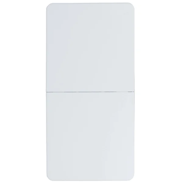 Flash Furniture Height Adjustable Bi-Fold Granite White Plastic Folding Table, 4&