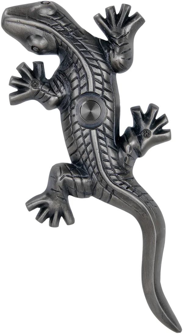 Waterwood WW150PW Brass Lizard/Gecko Doorbell - Pewter