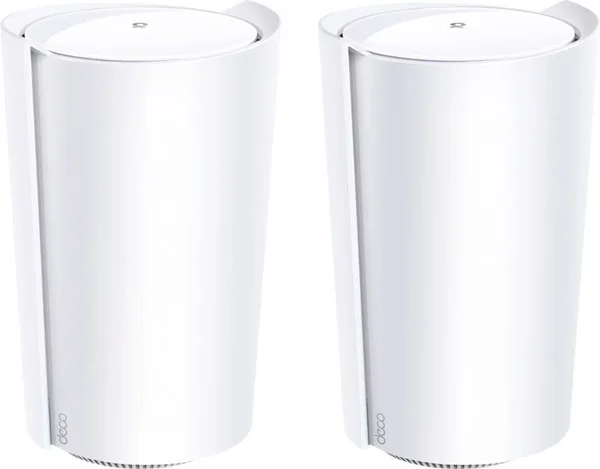 Tp-link - Deco X90 (2-Pack) AX6600 Whole Home Mesh Wi-Fi 6 System - White