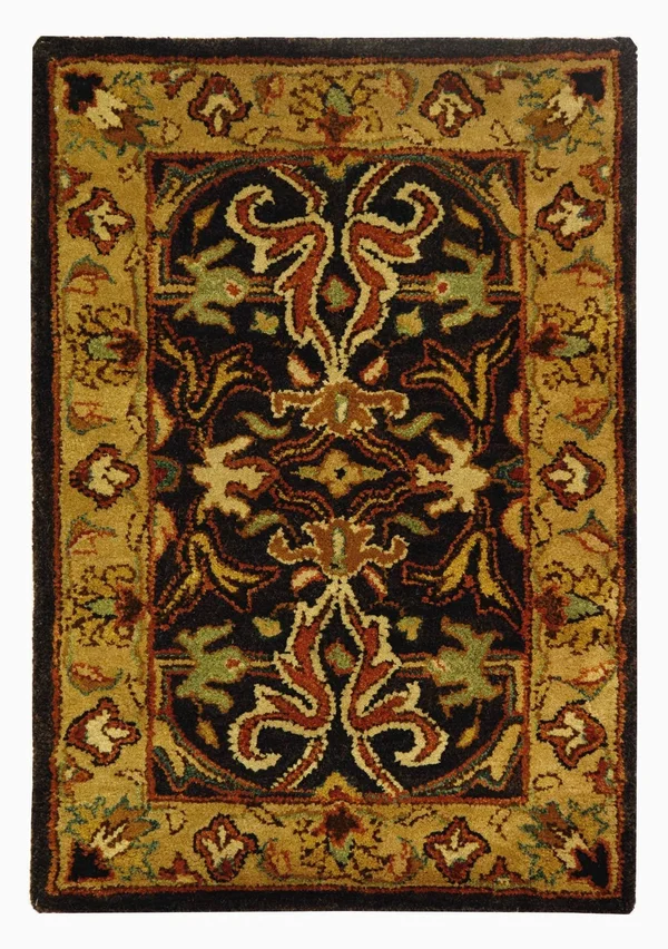 Safavieh Heritage HG644A Area Rug - Charcoal/Beige, Size: 5& x 8&