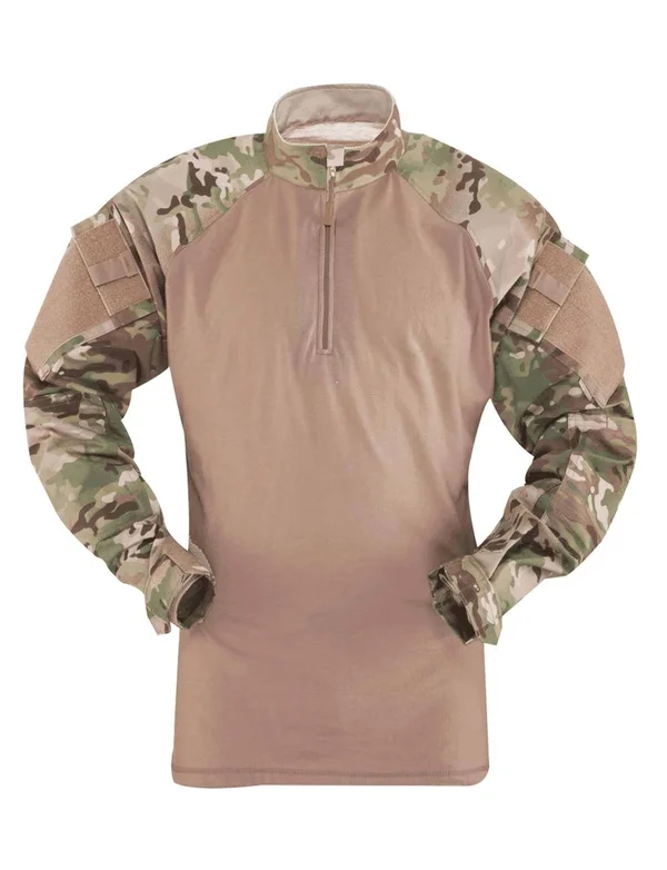 Tru-Spec 1/4 Zip Combat Shirt Multicam 50/50 Nyco