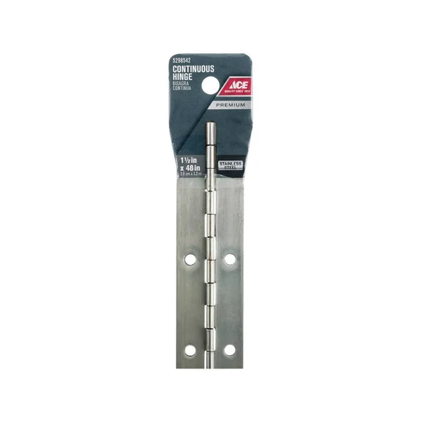 Ace 1-1/2 in. W x 48 in. L Continuous Hinge Stainless Steel
