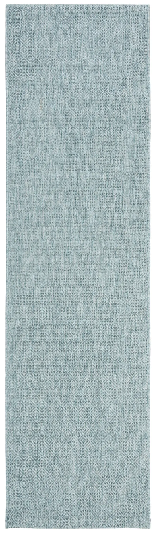 Safavieh 2&-3x22 x 10& Courtyard CY8520-37122 Aqua - Aqua Rug