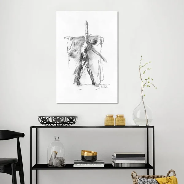 iCanvas Dance Figure II Art by Stellar Design Studio Canvas Art Wall Decor ( Dance art)
