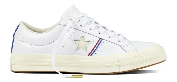 Converse One Star Ox White - Enamel Red & Egret