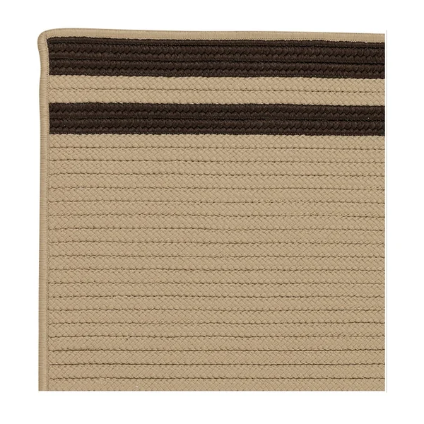 Colonial Mills Denali End Stripe - Mink 2'x3'
