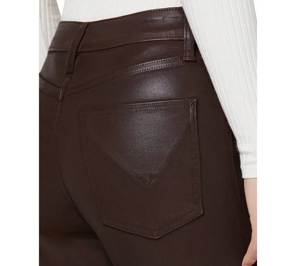 Hudson Jeans, Remi High-Rise Straight Crop Coated Jean
