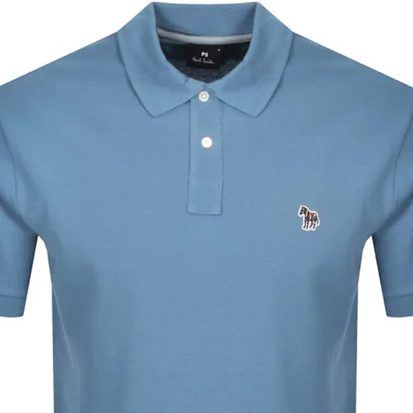 Paul Smith PS by Regular Polo T Shirt - Blue - Polo Shirts