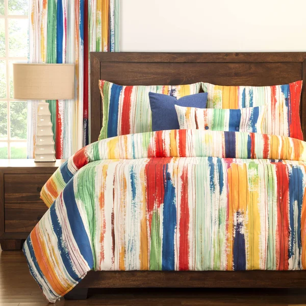 Siscovers Sketchy Stripe 6-Piece Duvet Set - California King
