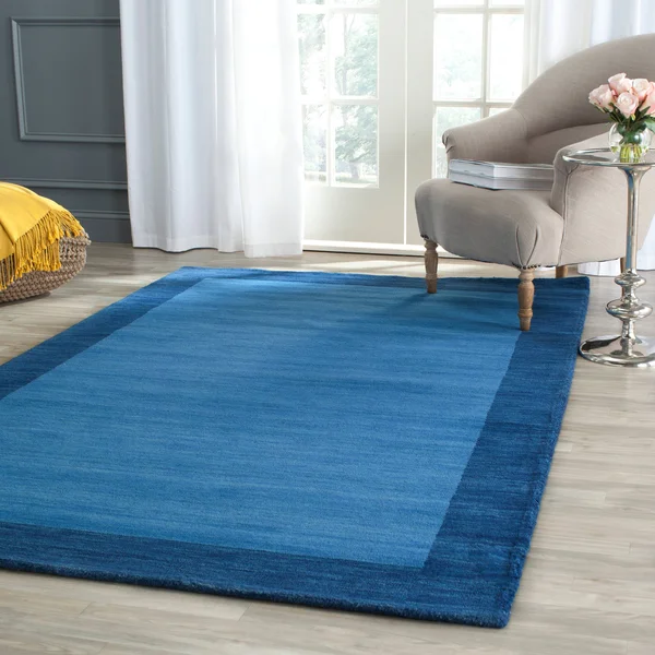 Safavieh Himalaya HIM580A 2&3x22 x 8&0x22 Runner Light Blue, Dark Blue Area Rug
