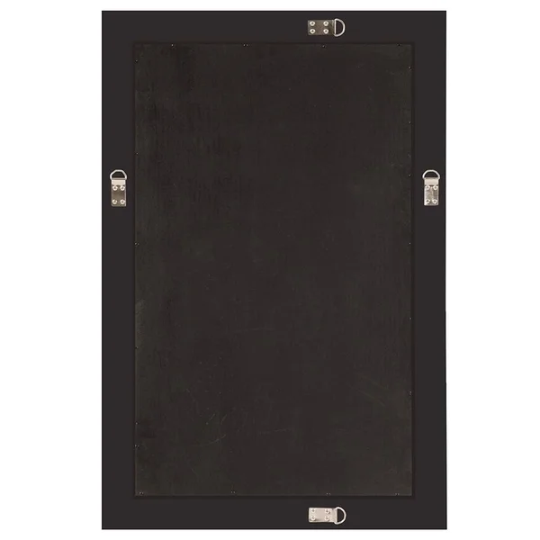Allan Andrews Queen Ann Rectangular Black Mirror (Size)