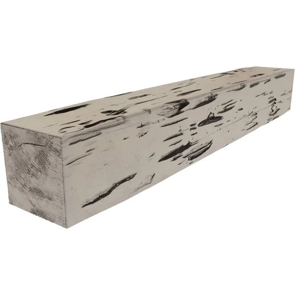 Ekena Millwork MANUPC08X12X72BP 8x22H x 12x22D x 72x22W Pecky Cypress Faux Wood Fireplace Mantel, Burnished Pine