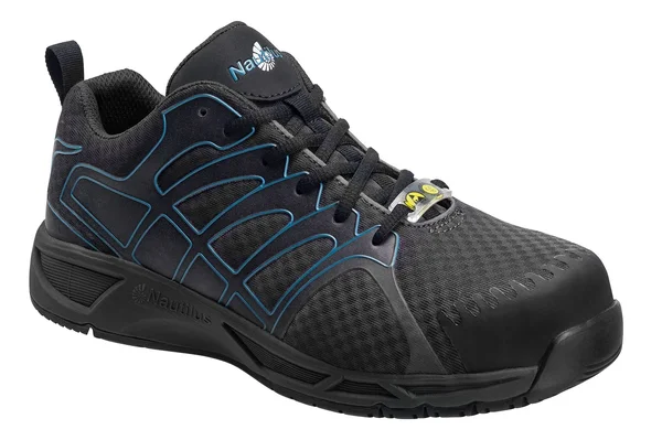 Nautilus Men's Composite Toe Athletic Shoe Gray/Blue Size 15W