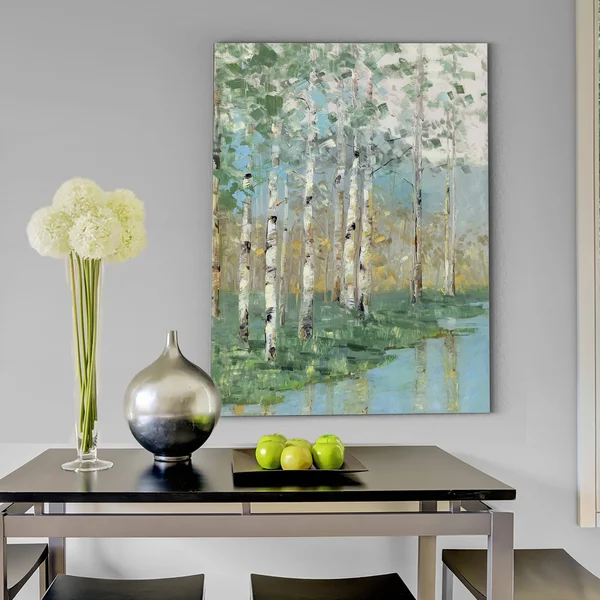 Birch Reflections I - Premium Gallery Wrapped Canvas - 24x32