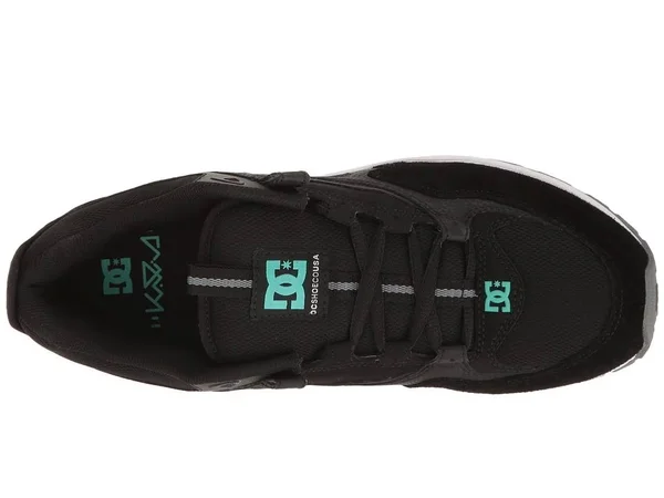 DC Shoes Men's Kalis Lite Shoes Black, Turquoise 13