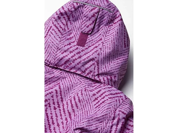Columbia Girls& Bugaboo II Fleece interchange Jacket - Large - Plum Chevron Print
