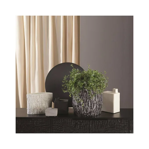 Global Views Oak Vase-Black Antique, Small