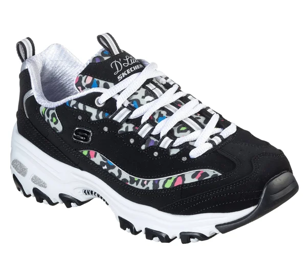 Skechers Sport D&Lites-Safari Landscape 9 Women's Black