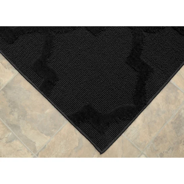 Garland Rug Quatro 5 ft. x 7 ft. Area Rug Cinder Gray