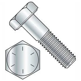 GoVets, Qty 2, Brighton-Best 3/8-16 x 5x22 Hex Head Cap Screw - Steel - Plain - UNC - Grade 8 - USA - 50 Pack - BBI 452166