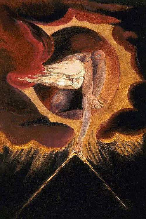William Blake Canvas Prints - The Ancient of Days (Illustration from Europe A Prophecy Copy B), 1795