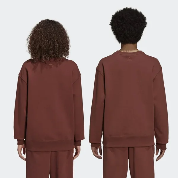 Adidas PW Basics Crew Sweatshirts Earth Brown XXL
