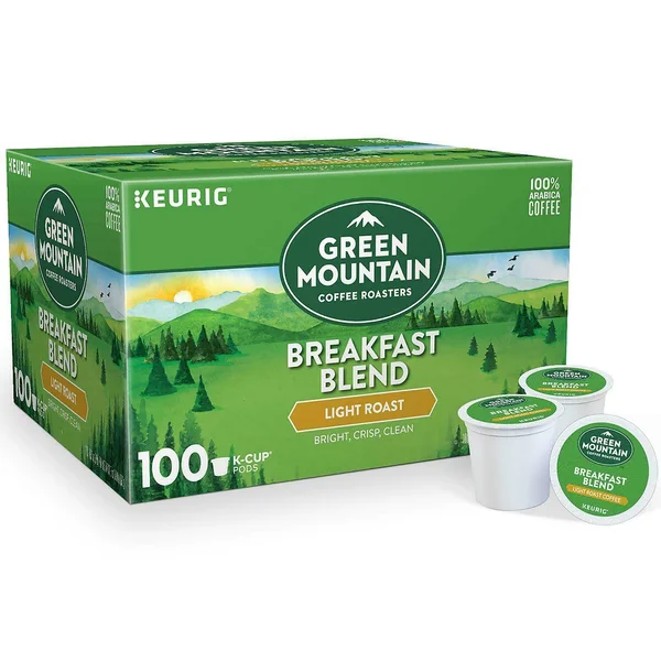 Green Mountain Coffee Breakfast Blend K-Cup Pods (100 ct.)