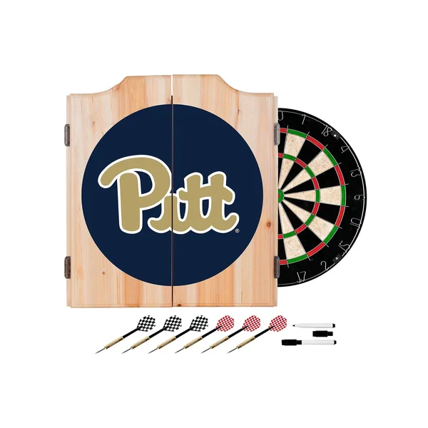 University of Pittsburgh Dart Cabinet Set