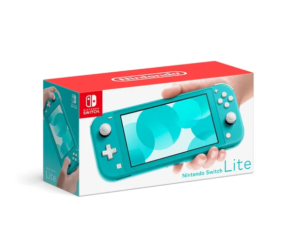 Nintendo Switch Lite (Turquoise) Bundle with 6ave Cleaning Cloth + Yoshi&s Crafted World
