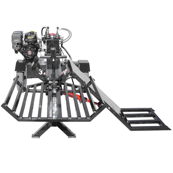 Titan Towable Hydraulic Deluxe Log Wood Splitter 37 Ton w/ Log Lift 420cc
