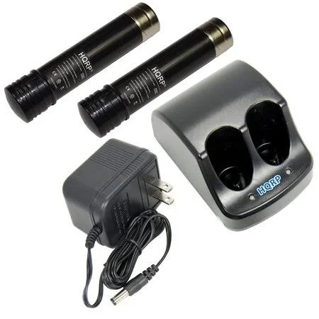 Hqrp Two Batteries and Battery Charger for Black & Decker Versapak Vp100 - Vp110, 151995-03, 387854-0