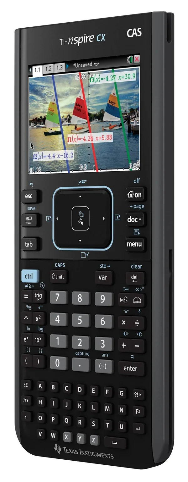 Texas Instruments TI-Nspire CX CAS Handheld Graphing Calculator - Color Display