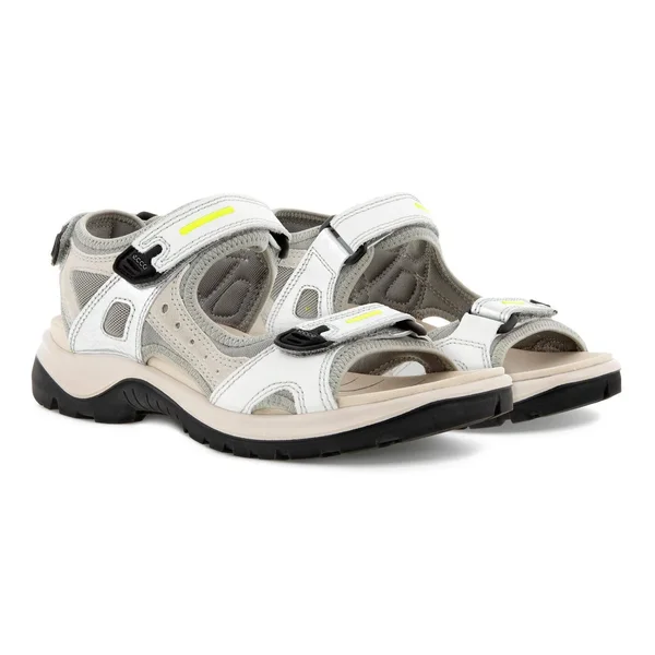 Ecco Offroad Women's Flat Sandal Multicolor, Silver Metallic, 35, M