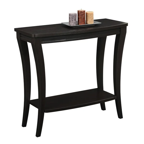 Copper Grove Monbretia Console Table with Shelf - Espresso